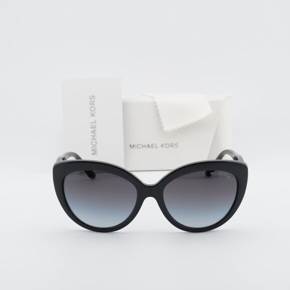 Michael Kors MK2122 33328G Cat Eye Sunglasses - Black/Grey Gradient - Picture 3 of 9